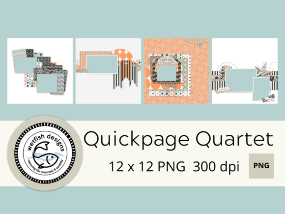 Download Digital Scrapbook Quick Page Quartet (Se - Page Collection