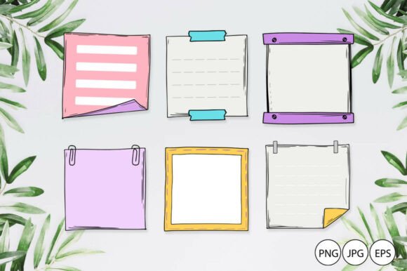 Download Scrapbooking Page Template / Notes - Page Collection