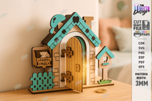 Download Tooth Fairy Door Laser Cut|Kids Room SVG - Kids room Collection
