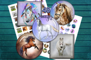 Download Horses Digital Collage Sheets - Digital collage sheets Collection