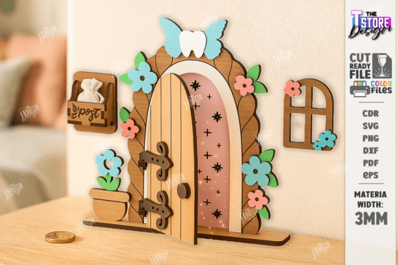 Download Tooth Fairy Door Laser Cut|Kids Room SVG - Kids room Collection