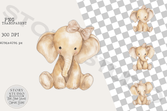 Download Blush Pink Baby Elephant Nursery Clipart - Blush pink Collection