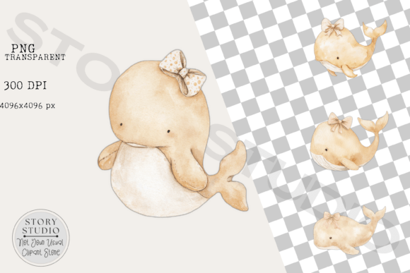 Download Blush Pink Baby Whale Nursery Clipart - Blush pink Collection