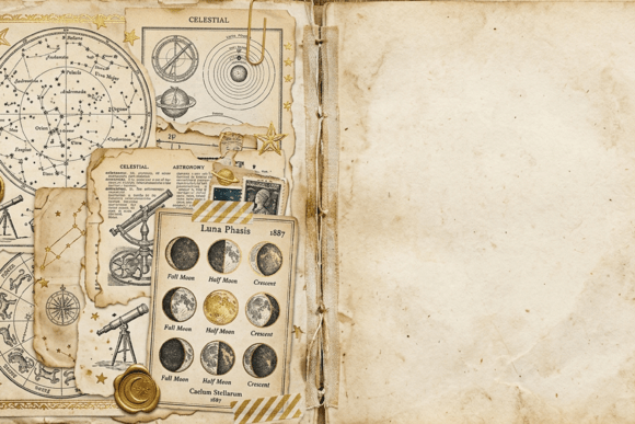 Download Vintage Curiosity Cabinet Page - Premium Resources